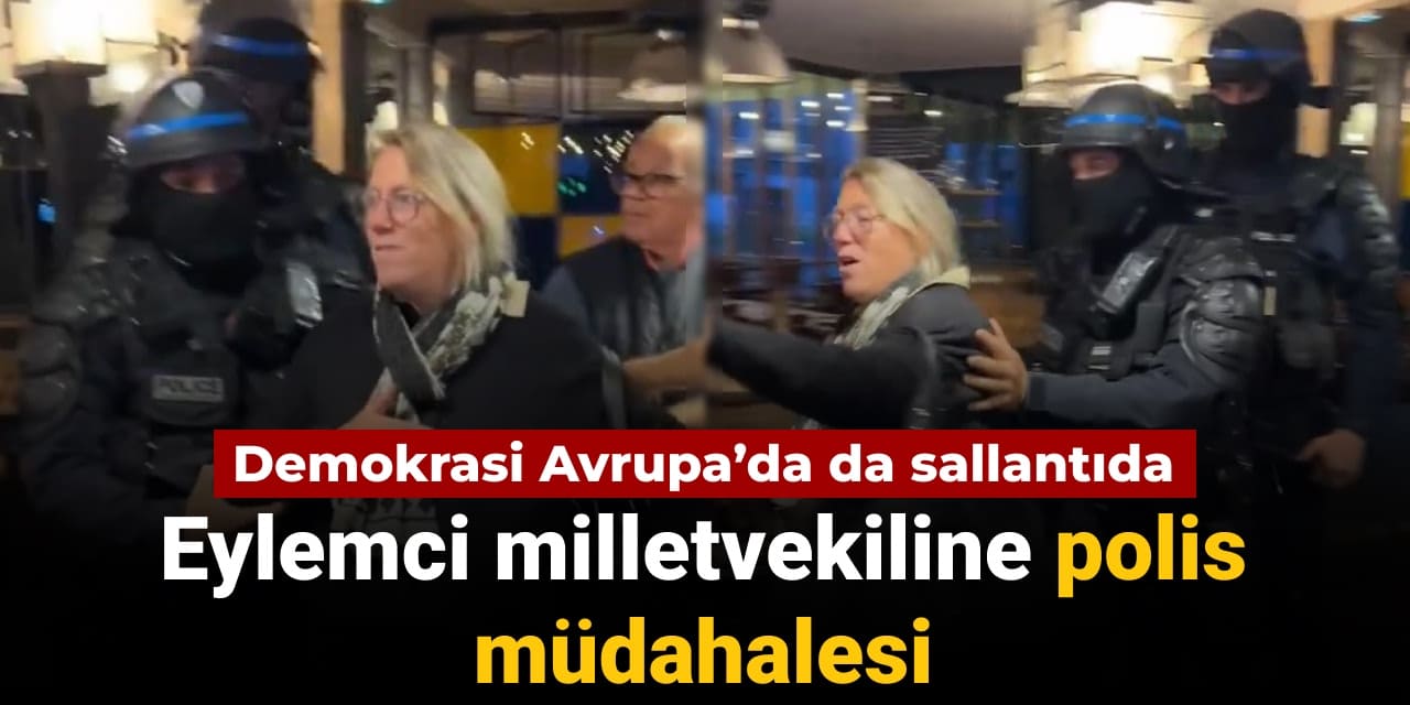 demokrasi avrupada da sallantida eylemci milletvekiline polis mudahalesi XzcMe4qv