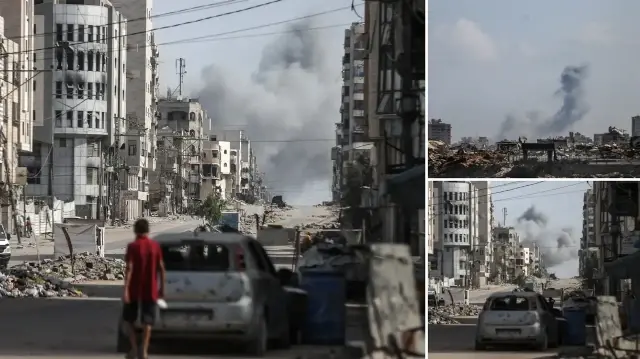 israil 724 gundur gazzeye yonelik saldirilarini surduruyor bolgeden yogun dumanlar yukseldi HwDaQRrL